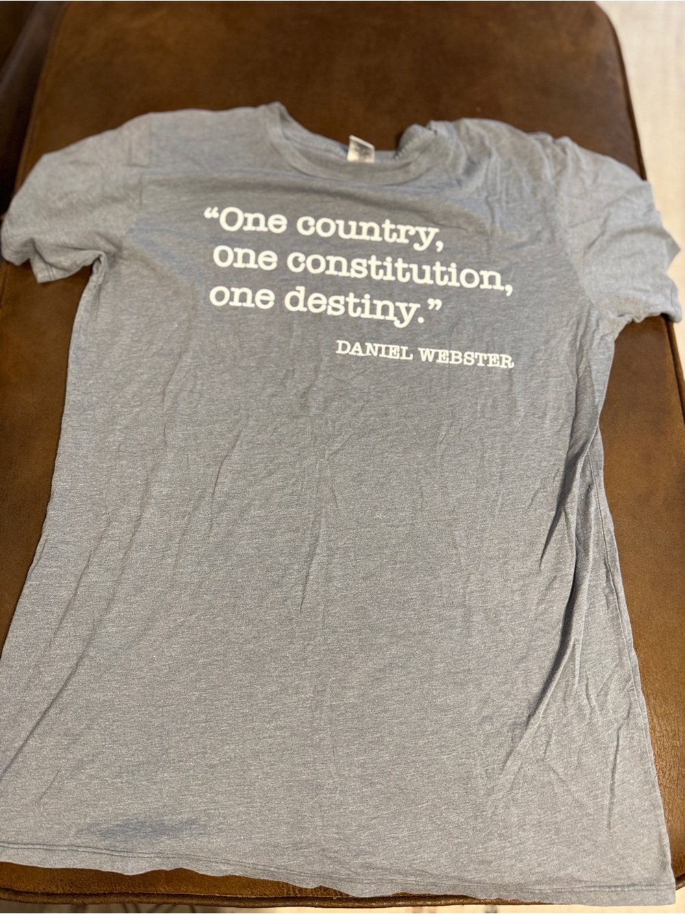 Quote Graphic Tee - Light Gray Ladies Shirt